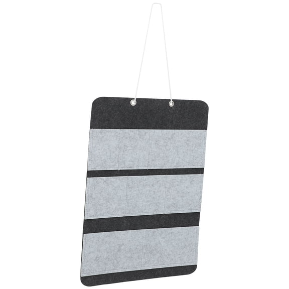 Moluckfu Multi Pocket Door Hanging Storage Bag Felt Cloth Wall Hanging Organizer for Room Storage