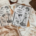 thumbnail image 3 of Sellos transparentes Victoria, sello de silicona transparente Victoria Corner Feathers Fans Butterfly, 3 of 9