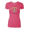 thumbnail image 2 of Wild Bobby, Mamacita Needs a Margarita Mother's Day Womens Slim Fit Junior Tee, Hot Pink, Medium, 2 of 6