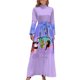 thumbnail image 2 of Vestido largo retro de fiesta de cóctel tropical, vestido elegante de lujo para mujer, vestidos para ocasiones especiales, 2 of 5