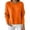 Orange, variant on yillto Womens Sweaters Fall Winter Knit Soft Warm Long Sleeve Round Neck Solid Color Basic Casual Sweater Tops