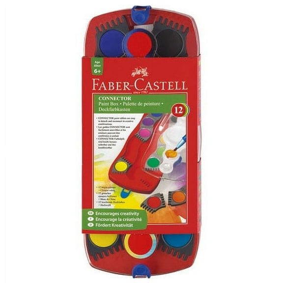 Faber-Castell - Connector Paint Boxes - 12-Color Box