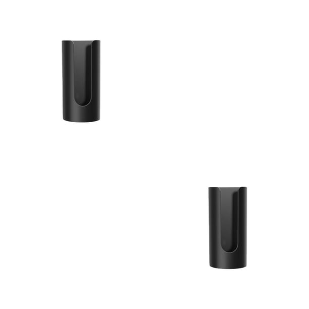 Matsuzay Soporte de cepillo de eléctrico Soporte de cepillo de de pared Soporte autoadhesivo Negro 2piezas
