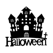 CASAFUN Halloween Window Lights Halloween Silhouette Lights Battery Operated Pumpkin Witch Bat Ghost Spider Web Cat Castle Lighted Halloween Signs with for Indoor Outdoor Decorations