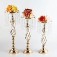 thumbnail image 4 of Candle Holder Candlestick Centerpiece for Table silver Candle Hotel Wedding Gold Small, 4 of 8