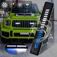 thumbnail image 3 of Scienceny 2 piezas/Kit de luz de rejilla delantera automotriz portátil desmontable LED moda a prueba de aceite Clip montaje lámpara herramienta de Bombillas para automóviles Azul blanco Scienceny VI015535-01B, 3 of 6