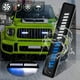 thumbnail image 3 of Scienceny 2 piezas/Kit de luz de rejilla delantera automotriz portátil desmontable LED moda a prueba de aceite Clip montaje lámpara herramienta de Bombillas para automóviles Azul blanco Scienceny VI015535-01B, 3 of 6