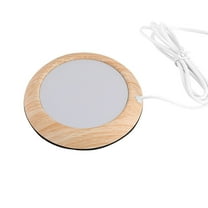 YATLTE USB Cup Mug Heating Mat, Candle Wax Warmer Smart Electric Cup Warmer, Coffee Mug Warmer for Office Home Desk, Heater Insulation Pad Coaster Cup Warmer Heating Plate