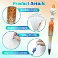 thumbnail image 2 of Qianfeng 25 Pcs DIY Beadable Pens Bulk with Refills and Bags, Black Ink, 1.0mm Point, Party Favors, 2 of 10
