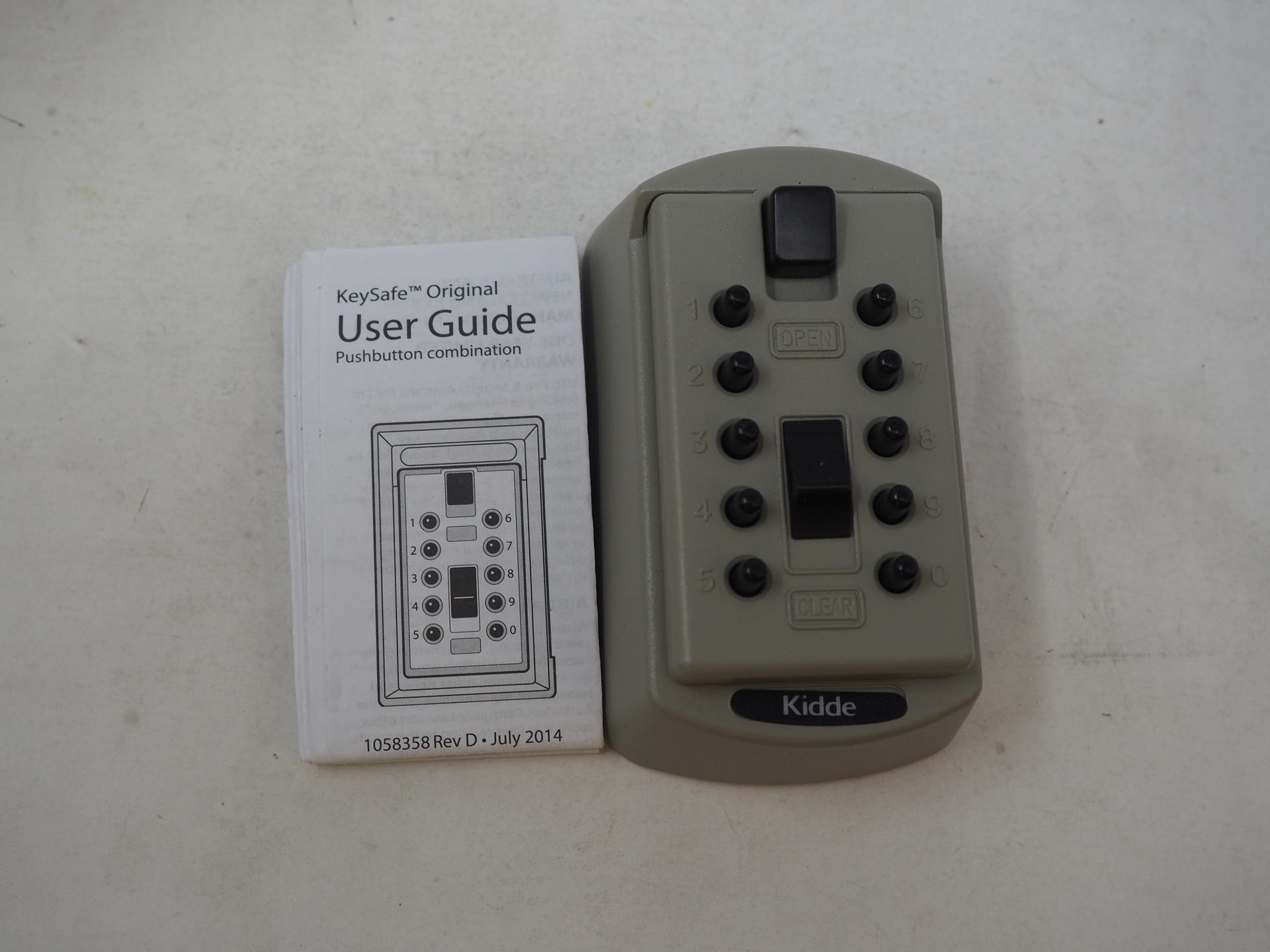Kidde AccessPoint 00141 Push Button Combination Mountable Key Lock Box, 2-Key, Clay - image 3 of 9