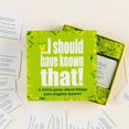 thumbnail image 5 of J'aurais Dû le Savoir! Jeu de Trivia Vert, 5 of 5