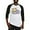 Black/White, variant on CafePress - Macaron Kitty Baseball Jersey - Cotton Baseball Jersey, 3/4 Raglan Sleeve Shirt
