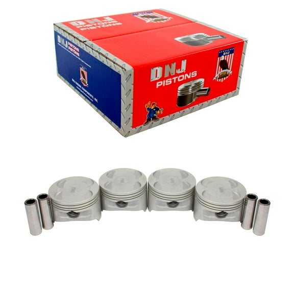 DNJ P4313 Complete Piston Set Fits Cars & Trucks 11-13 Ford Fiesta 1.6L L4 DOHC