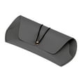 thumbnail image 1 of Estuche de gafas de PCV elástico Unique Bargains, estuche clásico y simple para gafas de sol 7.09"x3.35"x0.71" gris, 1 of 5