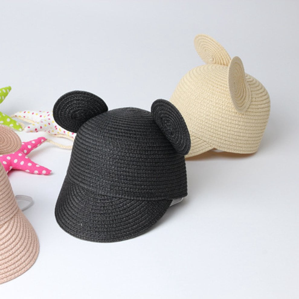 Korean new female baby straw hat baby 