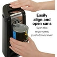 thumbnail image 4 of Smooth Touch Electric Automatic Can Opener Easy Push Down Lever, For All Standard-Size and Pop-Top, Extra Tall, With Bottle Opening Accessory and Built-In Knife Sharpener, Black, 4 of 5