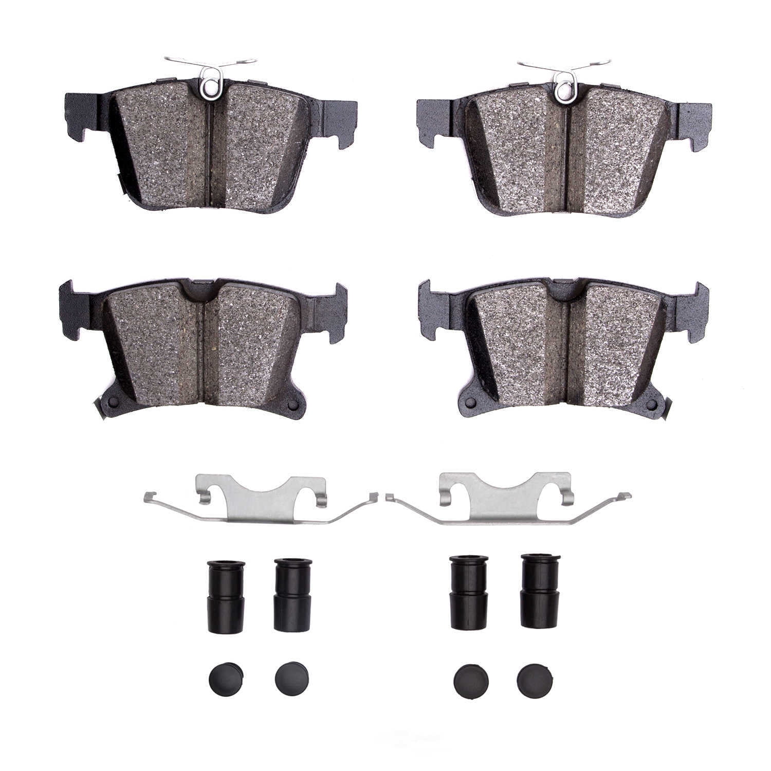 Dynamic Friction Company 1551-1901-01 DFC 5000 Advanced Brake Pads - Ceramic and Hardware Kit - OE
