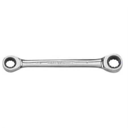 7/16" x 1/2" Dbl. Box End Ratcheting Wrench
