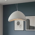 thumbnail image 4 of Ilios Innova | Lámpara Colgante de Techo Moderna B-30, Diseño Curvo con Textura, Altura Ajustable 1.20m, Iluminación Decorativa, Incluye Foco, 4 of 9