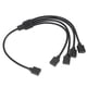 thumbnail image 5 of Cable Divisor ARGB De 1 A 4 Pines, Extensión Divisor RGB Direccionable 5 V Hembra A Hembra, Cable Sincronización LED ARGB Para Enfriador CPU Chasis Computadora Y Ventilador ARGB, 5 of 7