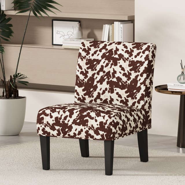 Velmero - Chaise (une Chaise),Brun-Blanc