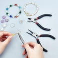 thumbnail image 5 of DIY 3 Pack Jewelry Pliers Jewelry Making Pliers Tools with Needle Nose Pliers Chain Nose Pliers Round Nose Pliers and Wire Cutter DIY, 5 of 9