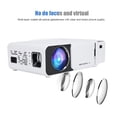 thumbnail image 2 of T5 Home Theater HD Mini proyector portátil teléfono inteligente para niños proyectores LED enchufe de EE. UU., 2 of 8
