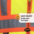 thumbnail image 4 of Chaleco de seguridad Pioneer Hi Vis con mangas para hombre y mujer, clase 3, 4 of 9