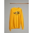 thumbnail image 3 of Wild Flower Single Daisy Sweatshirt Women -Image by Shutterstock, Female XX-Large, 3 of 4