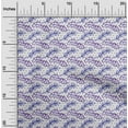 thumbnail image 2 of oneOone Rayon Purple Fabric Leaves Sewing Craft Projects Fabric Prints By Yard 56 Inch Wide, 2 of 5