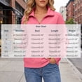 thumbnail image 3 of Jsaierl Quarter Zip Sweatshirts for Women Fall Solid Color V Neck Sweatshirt Lightweight Loose Fit Pullover Cotton Working Out Long Sleeve Tops, 3 of 9