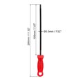 thumbnail image 2 of Unique Bargains Chainsaw Chain Sharpening File, 2 Pack 7/32-Inch (5.5 Mm) Round Chain Saw Sharpener File, Red, 2 of 6