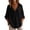 Black, variant on Long Sleeve Shirts for Women Casual Deep V Neck Blouses Loose Fit Flowy Fashion Clothing Fall Clothes