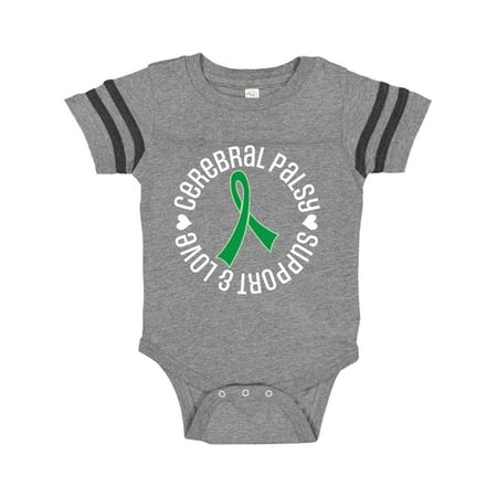

Inktastic Cerebral Palsy Ribbon Awareness Walk Gift Baby Boy or Baby Girl Bodysuit