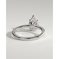 thumbnail image 6 of CAPRICARATS 3.00 Ct Pear Cut Moissanite Solitaire Engagement Ring, Hidden Halo, 18K White Gold, 6 of 6