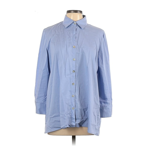 Pre-Owned Finley Women's Size L Long Sleeve Button-Down Shirt