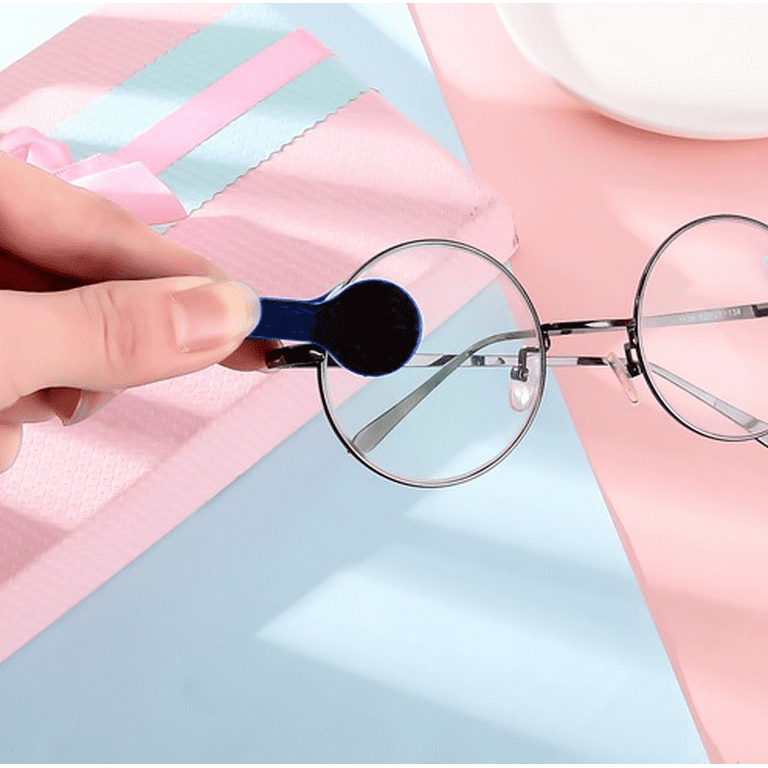  5 Pcs Mini Sun Glasses Eyeglass Microfiber Spectacles Cleaner Soft  Brush Cleaning Tool Mini Microfiber Glasses Eyeglasses Cleaner Cleaning  Clip (Blue,Green,Black,Red,Orange) : Health & Household