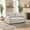 Light Gray, variant on Serta Tennyson Scandinavian Convertible Loveseat with Queen Size Sleeper, Navy Fabric