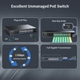 thumbnail image 4 of Conmutador Ethernet Gigabit PoE Aumox SG518P de 18 puertos y 250 W, 4 of 7