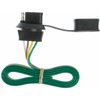 CURT 57405 Vehicle-Side 4-Pin Flat Trailer Wiring Harness with 36-Inch Wires, Fits 1-1/4-Inch License Plate Light Hole