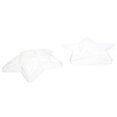 thumbnail image 4 of Set of 3 Openable Fillable Clear Plastic Star Christmas Ornaments DIY Craft 3.5 Inches, 4 of 4