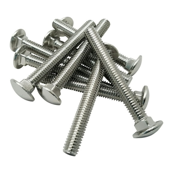FOREVERBOLT FBCB14203P25 Carriage Bolts,1/4" X 3" Long, 18-8 Stainless Steel, Finish NL-19, PK 25 CA1