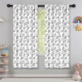 thumbnail image 5 of Blackout Kids Curtains,Black White Games Pattern White Patter Childrens Insulated Curtains Set Of 2,Bedroom Essentials,Toddler Room Decor 42"x63", 5 of 5