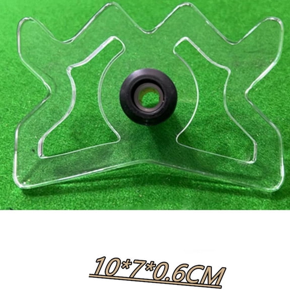 Taituoti Moose Head Shape Billiard Bridge Head Portable Clear Acrylic Snooker Pool Bridge Head,E