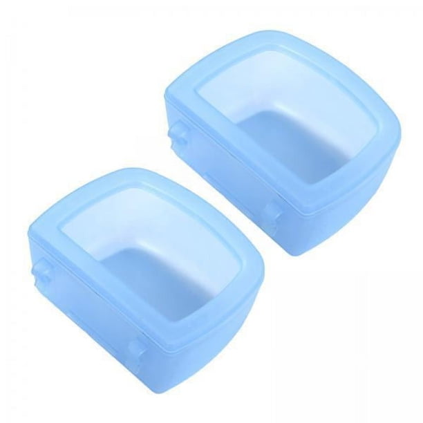 5x 2 Piezas de Cuencos Colgantes para Jaulas de Mascotas, Cuenco para Agua Y Bebida, Fácil de Montar para Jaulas de Alambre O Jaulas para Gatos, Pájar 5 piezas