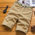 thumbnail image 2 of Dpytoraw Men's Fashionable Shorts Cotton Outdoor Shorts With Casual Shorts Khaki, 2 of 5