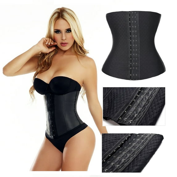 Women Corset Waist Training Shaper Casual Waist Cinchers Hook up, Kiwi-Rata