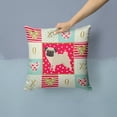 thumbnail image 2 of Pug Love Fabric Decorative Pillow, 2 of 4