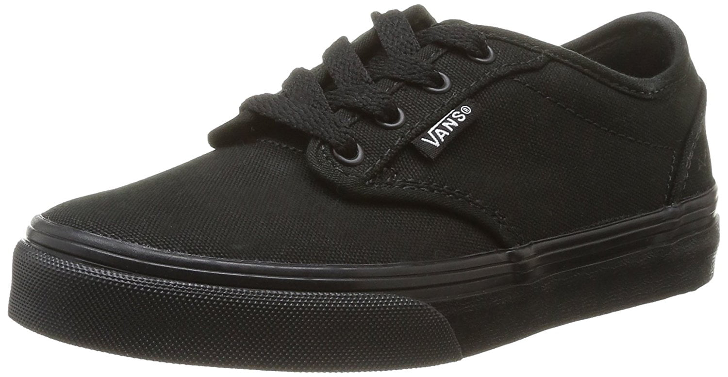 Black Canvas Shoes Girls/Boys Youth 