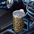 thumbnail image 6 of Leopard Print 40oz Tumbler– Stainless Steel Insulated Tumbler with Handle and Straw, Large Capacity Travel Cup for Hot & Cold Drinks, 6 of 6